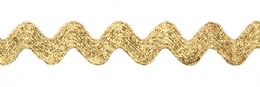 Zigzag - Lys guld, 15 mm