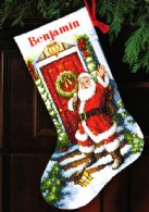 Welcome Santa Stocking