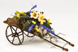 Blomstervogn med dekoration