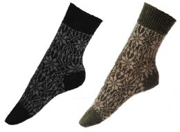 Kraftige farvemønstrede sokker