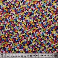 Aflange farverige pastiller