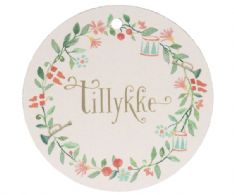 Tillykke - gavemærke