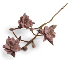 Magnolia gren med Dusty Rose Blomst