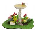 Vis produktside for: Fuglebad og tulipaner