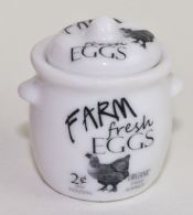  Krukke "Farm fresh EGGS"
