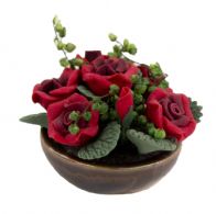 Beplantning med røde roser