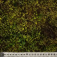 Gul-grønt snirkelmønster