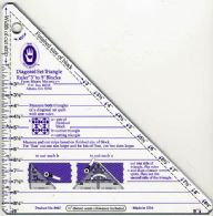 Diagonal Set triangle ruler, Small