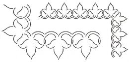 Nr. 104, Leaf Border 2, 3½"